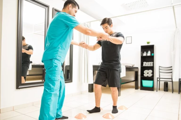 image of a patient recovering from a neurological issue