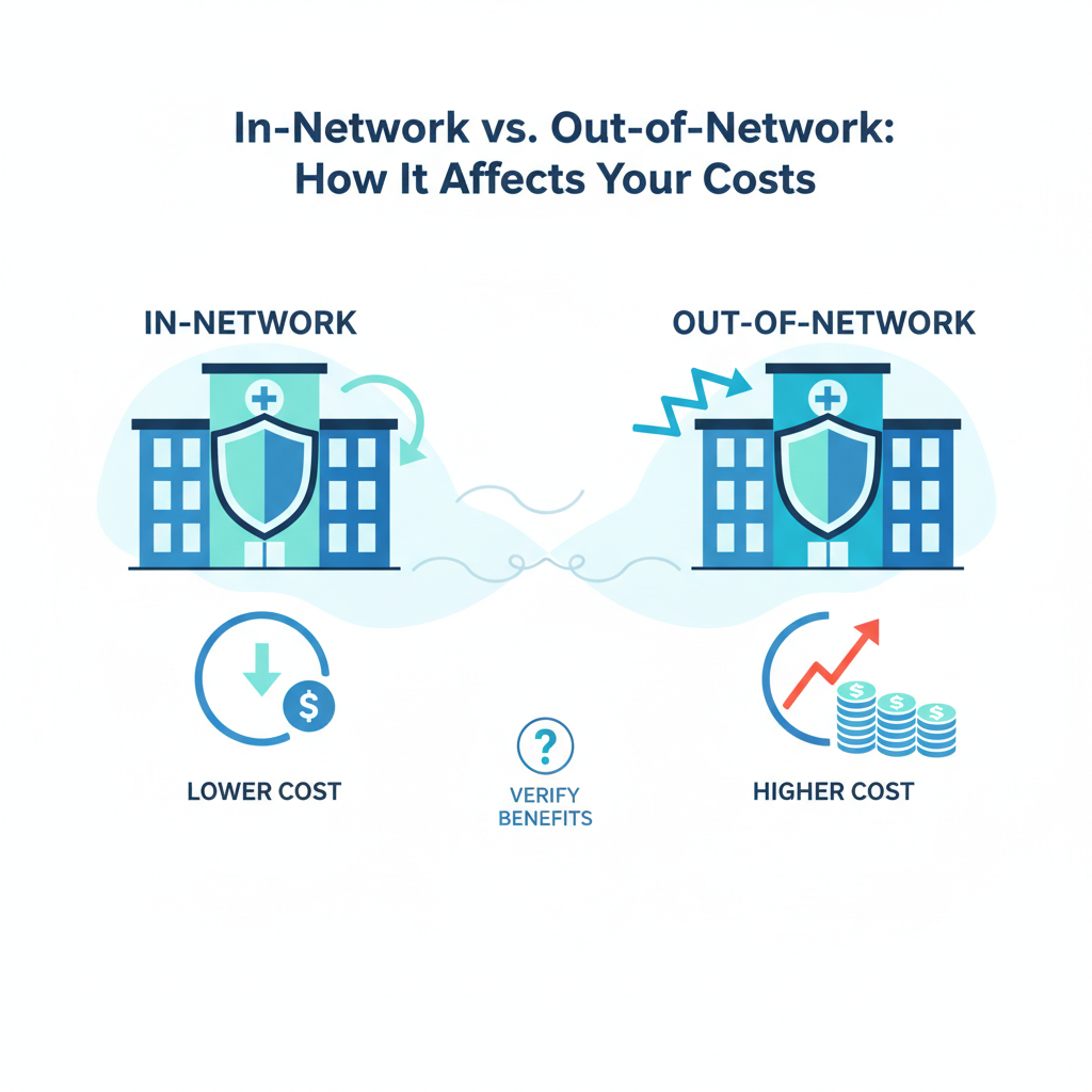 Illustration: In-Network vs. Out-of-Network: How It Affects Your Costs